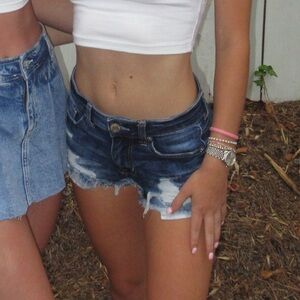 AE Blue Jean Shorts! Size 00!